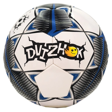 Мяч Футбол №5 Dvizhok 141-1-87A бело-синий