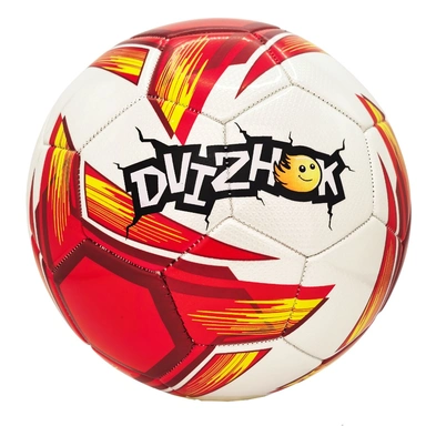 Мяч Футбол №5 Dvizhok 141-1-348A красно-белый