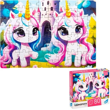 Пазл 80 Единороги 2 RI8011C