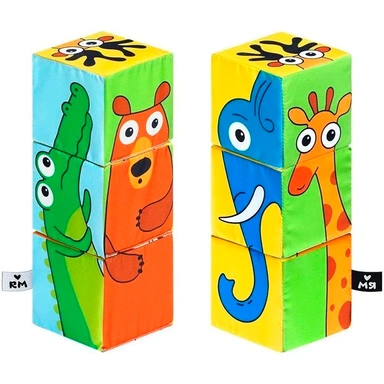 Мяшечки кубики Дикие животные М102