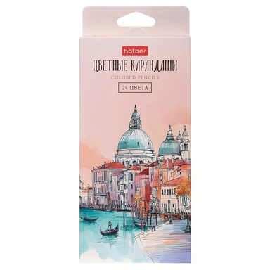 Карандаши цветные 24 цв. Альто Колорэ 094522 Hatber