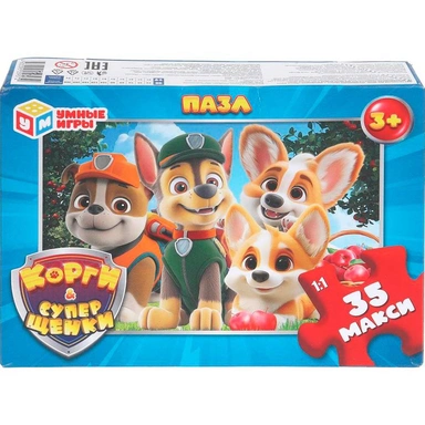 Пазл 35 Макси Корги  Суперщенки 4630395059572