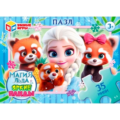 Пазл 35 Магия льда  Яркие панды 4630395059749