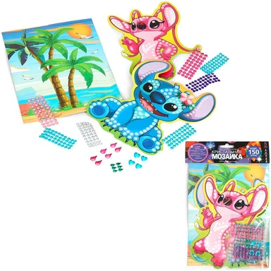 Набор для творчества Кристальная мозаика фигурная Островные друзья МУЛЬТИ АРТ CRYSTFIG-114795