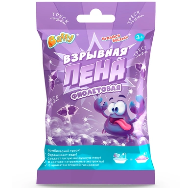 Средство для принятия ванн Купайся весело: Сухая пена для ванны D0232-V ТМ «Baffy»