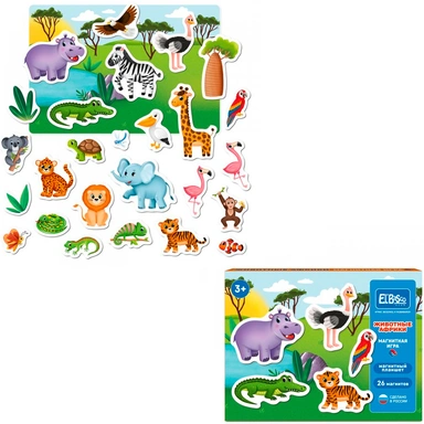 Игра Магнитная Животные Африки ET05-066