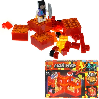 Город мастеров 62203-ZH Мой мир (светящийся кубик), 125 дет.