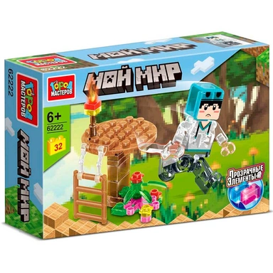 Город мастеров 62222-LL Мой мир прозрачные кубики 34 дет.