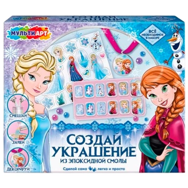 Набор для творчества Для создания украшений из эпоксидной смолы Снежная принцесса MultiArt ARTSET-134499-FR