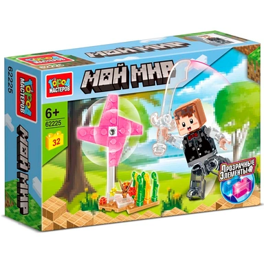 Город мастеров 62225-LL Мой мир прозрачные кубики 34 дет.