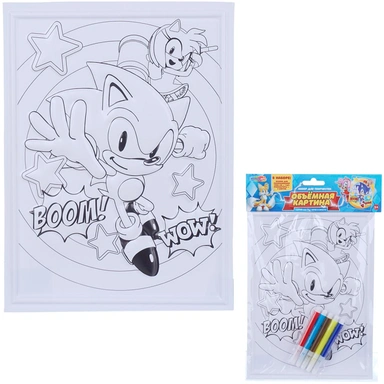 Набор для творчества Объемная картина Соник MultiArt VMP-128188