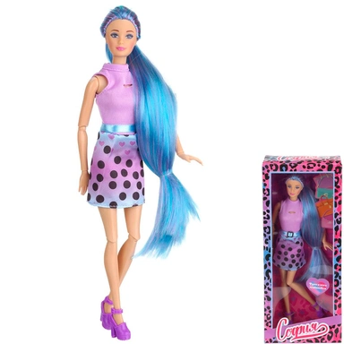 Кукла Карапуз SAN-03-BB 29 см, руки и ноги сгибаются