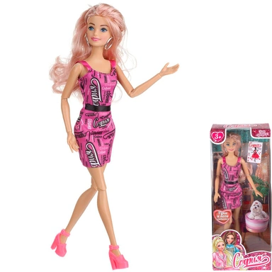 Кукла Карапуз BF1-S-BB 29 см, руки и ноги сгибаются, с аксессуарами