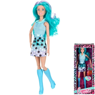 Кукла Карапуз SAN-01-BB 29 см, руки и ноги сгибаются