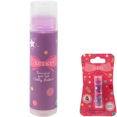 Бальзам для губ Lukky Jelly Balm детский,3,4г, черничный десерт Т26208