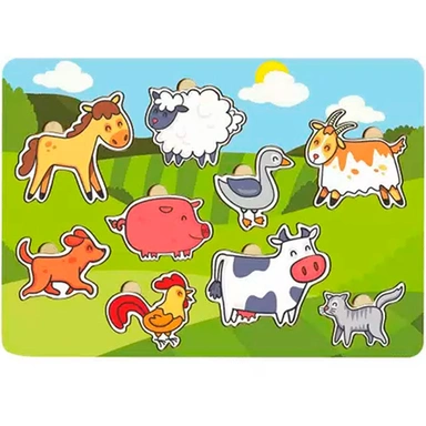 Деревянный Рамка-вкладыш Деревня 27*19 см АПЛ326