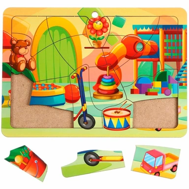 Деревянный Рамка-вкладыш Комната 27*19 см АПЛ330