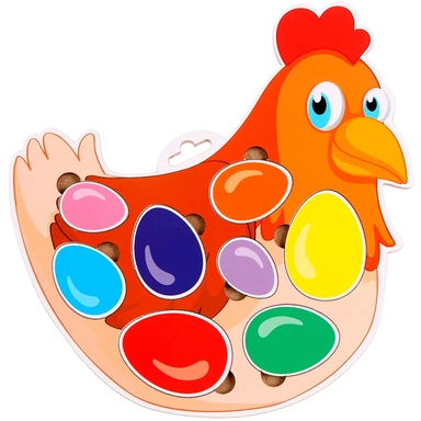 Деревянный Рамка-вкладыш Курочка 23*23 см АПЛ320