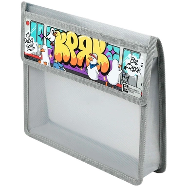 Папка для тетрадей на липучке 1 отделение А4 Утки в метро 72373