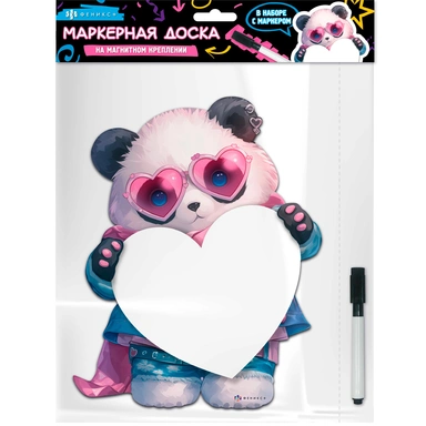 Магнитная доска Панда в очках 73035