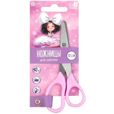 Ножницы 13,5 см. Балерина с бантом 72862