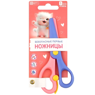 Ножницы 13,5 см. Озорной котенок