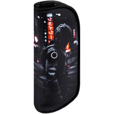 Пенал на молнии Гонщик в шлеме 20,5х9х5,5 см 72109