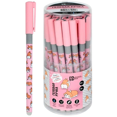 Ручка гелевая синяя Корги пиши-стирай 71655