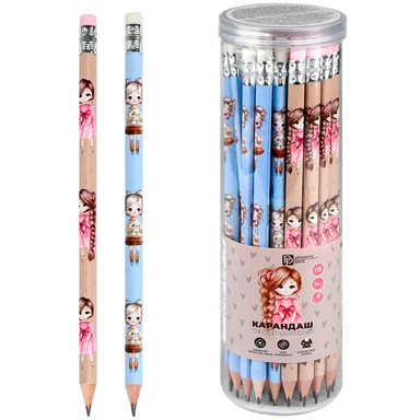 Карандаш ч/гр. Маленькие модницы 72853