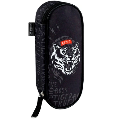 Пенал на молнии Дерзкий тигр 20.5х7.5х4 см 71975