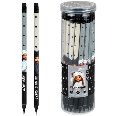 Карандаш ч/гр. Девчонки на стиле 72858