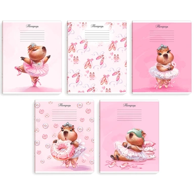 Тетрадь 18 л. клетка Розовые грезы 70908