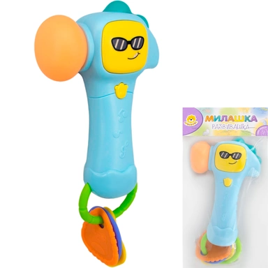 Молоток Levatoys MK368-42 голубой, на батарейках