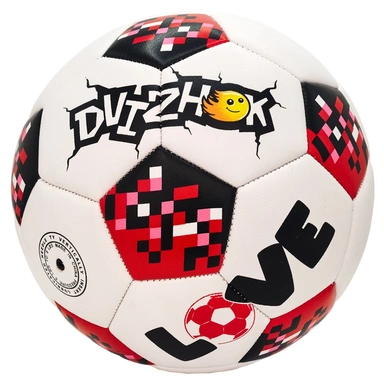 Мяч Футбол №5 Dvizhok 141-1-381D бело-красный
