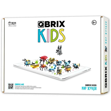 Конструктор QBRIX KIDS Мир жучков 30021