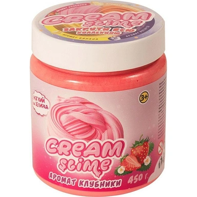 Лизун Cream-Slime с ароматом клубники 250 г SF02-S