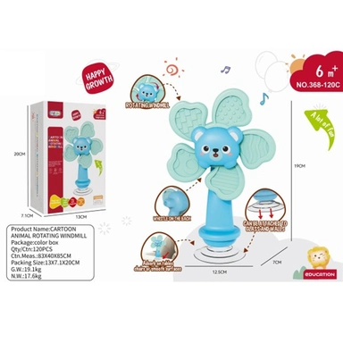 Игрушка разв. 368-120C цветочек на присоске в кор.