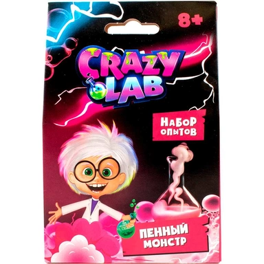 Набор для опытов Научно-познавательный набор модели Crazy Lab Пенный монстр EX217T