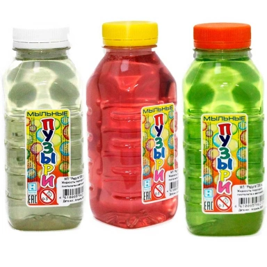 Жидкость для мыльных пузырей Радуга 330мл