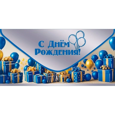 Конверт для денег С Днём рождения! 5.0002426
