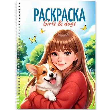 Раскраска 978-5-378-35938-7 Антистресс. Девушки. GirlsDogs