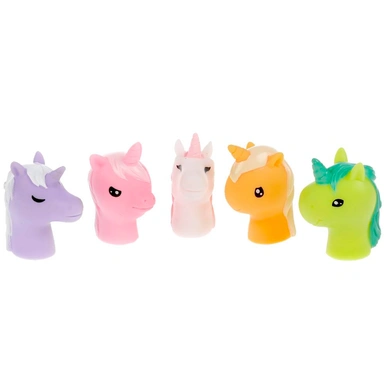 Резиновая игрушка Пальчиковый театр Единорожки 5шт TLX-21-R