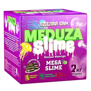 Набор для опытов и экспериментов.Юный химик Медуза слайм Белый жемчуг 903