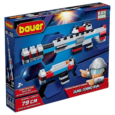 Конструктор Bauer 876 Рельсотрон + бластер Космос