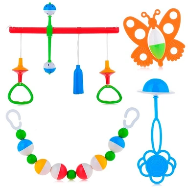 Набор погремушек подарочный Вырастайка 2С505 Аэлита /15/