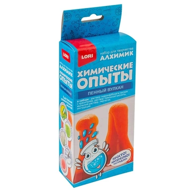Набор Химические опыты.Пенный вулкан Красный Оп-073