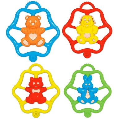 Погремушка прорезыватель  Солнечные зверята 02145