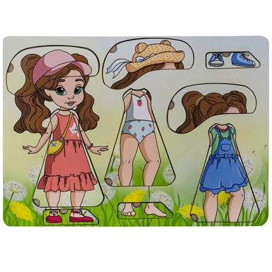 Деревянная Игра Одевайка Юлия (лето) ОА-00000114 /Арбо/