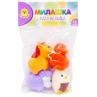 Набор резиновых игрушек для купания Levatoys 100-CYSDK в пак.